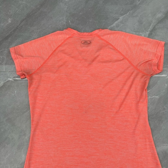 Women’s Under Armour Heat Gear Semi Fitted Short Sleeve V-Neck Shirt Small - Picture 11 of 16